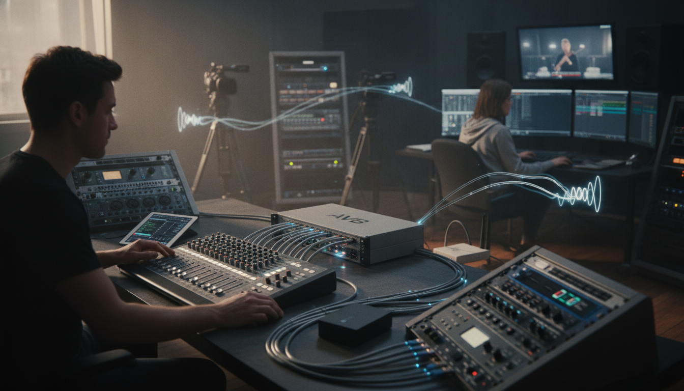 erfahren sie, was audio video bridging (avb) ist, wie es funktioniert und welche vorteile es für die echtzeit-übertragung von audio- und videodaten in netzwerken bietet.