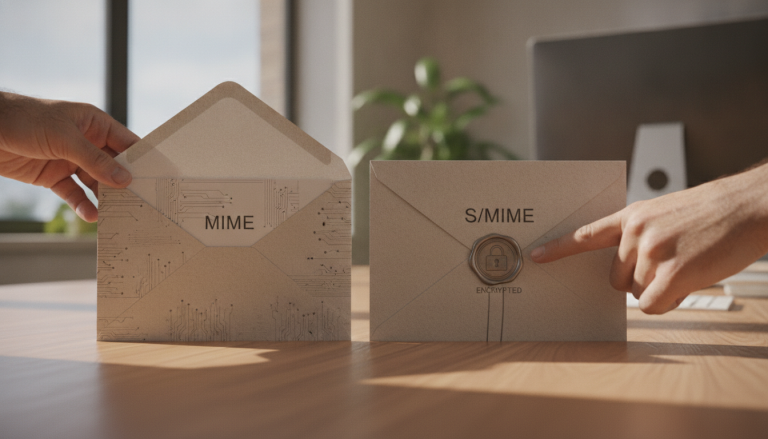 erfahren sie die grundlegenden unterschiede zwischen mime und s/mime, ihre funktionen und wie sie zur sicheren e-mail-kommunikation beitragen.